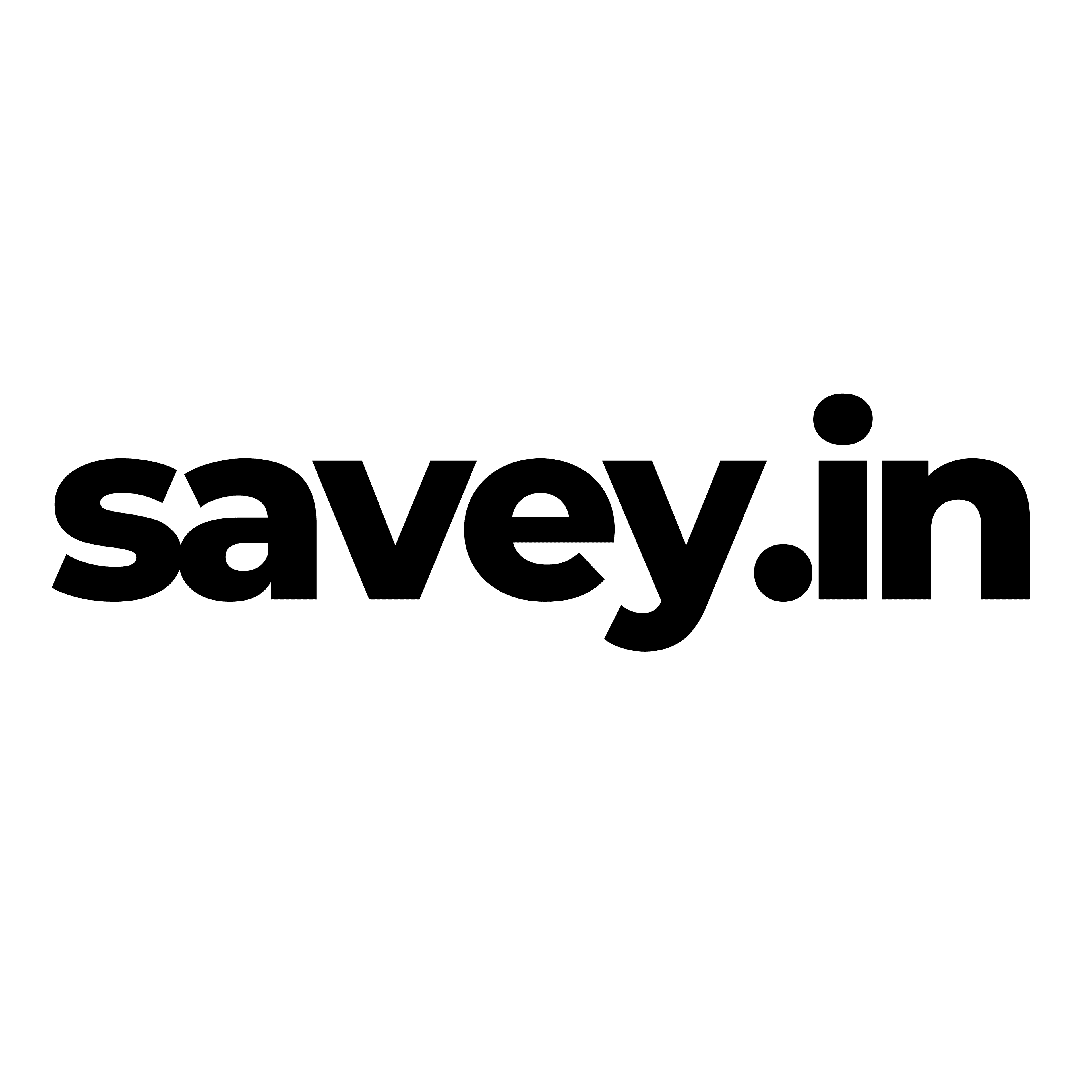 Savey Logo - Black Text