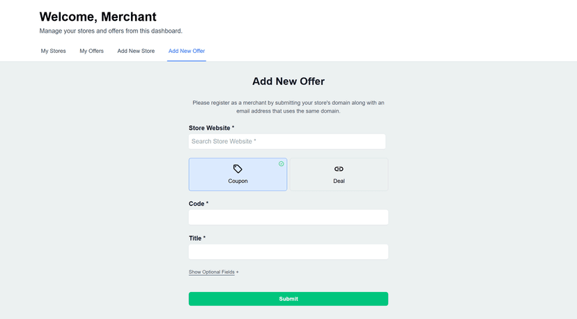 Keep Your Offers Up to Date